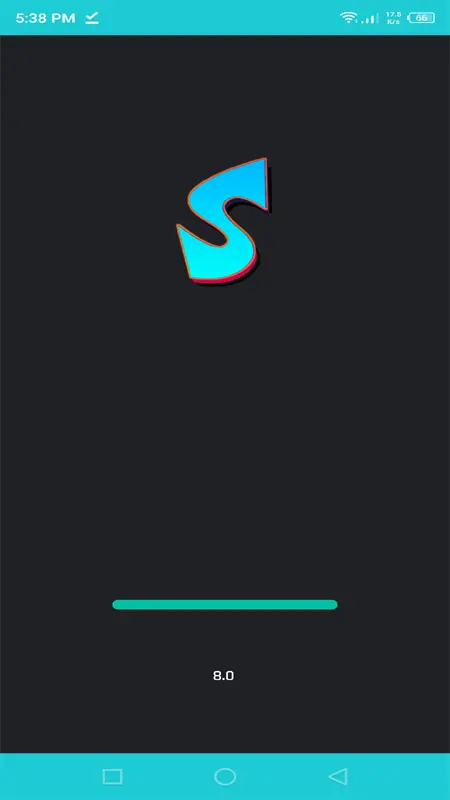 Screenshot of the main starting or welcome screen in Sportzfy App