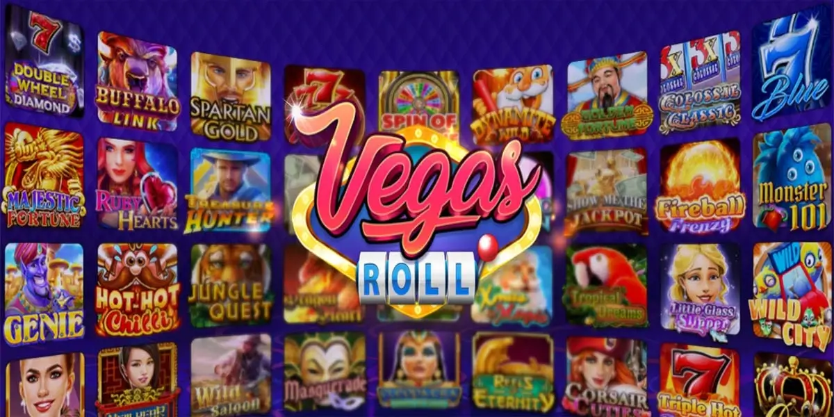 First welcome screen of Vegas Roll 777 APK